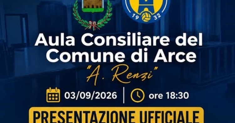 ARCE CALCIO - PRESENTAZIONE DELLA SQUADRA