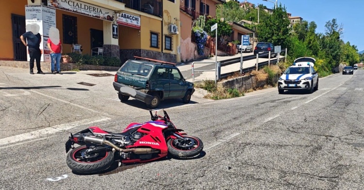 ALATRI - INCIDENTE AUTO MOTO