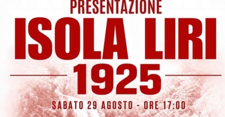 ISOLA LIRI CALCIO - OGGI LA PRESENTAZIONE