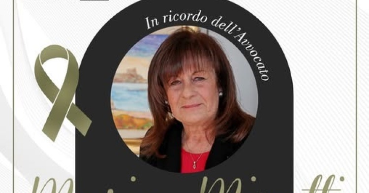 FROSINONE - COMMOZIONE PER LA MORTE DELL'AVVOCATO MARIA MINOTTI