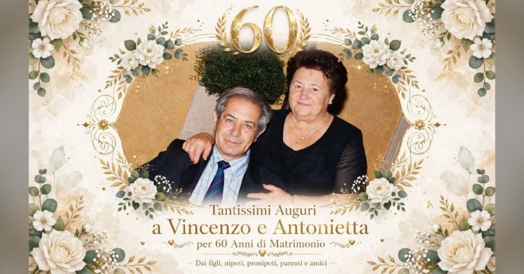 SORA - ANTONIETTA E VINCENZO, SESSANTA ANNI INSIEME