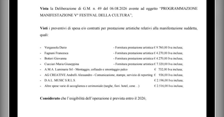 CASTELLIRI - LA CULTURA E LA TRASPARENZA