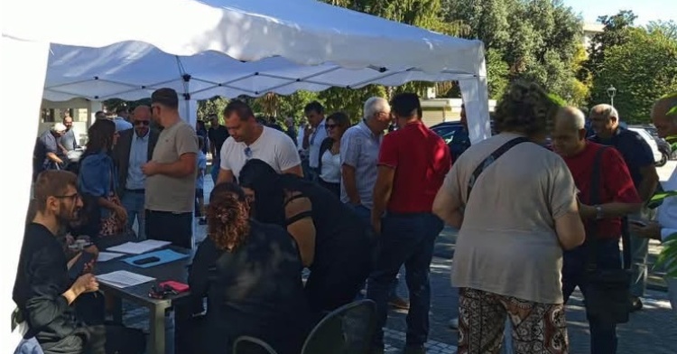 DISCARICA DI ROCCASECCA - RIGHINI SOMMERSO DAI RIFIUTI ROMANI