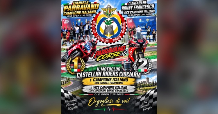 MOTO CLUB CASTELLIRI - UN ANNO TUTTO DA INCORNICIARE