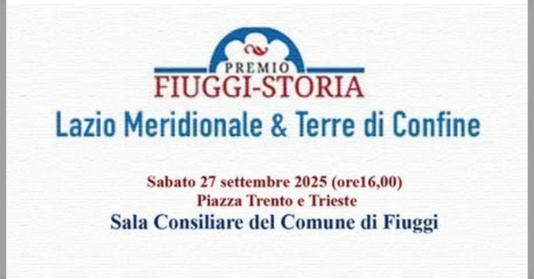 L'INIZIATIVA - PREMIO FIUGGI - STORIA
