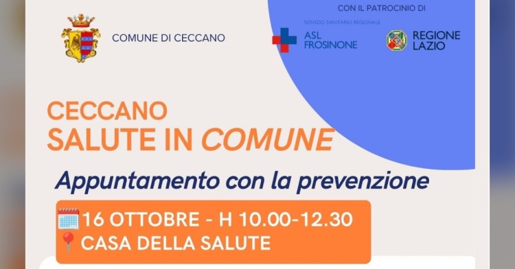 CECCANO - SALUTE IN COMUNE