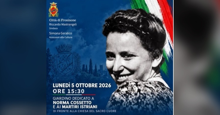 L'INIZIATIVA -  FROSINONE RICORDA NORMA COSSETTO