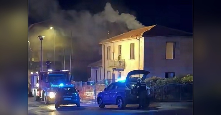 SORA - FIAMME IN UNA ABITAZIONE