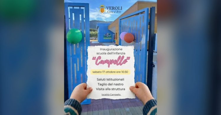 VEROLI - UNA NUOVA SCUOLA PER CRESCERE