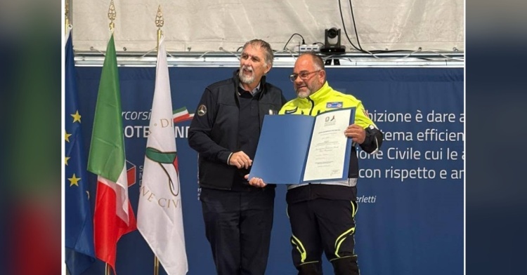 SORA - RICONOSCIMENTO PER LA PROTEZIONE CIVILE