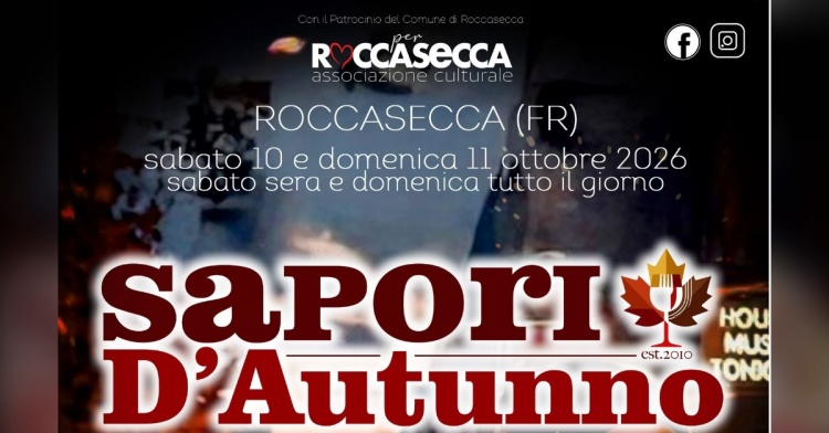 ROCCASECCA - TORNA SAPORI D’AUTUNNO